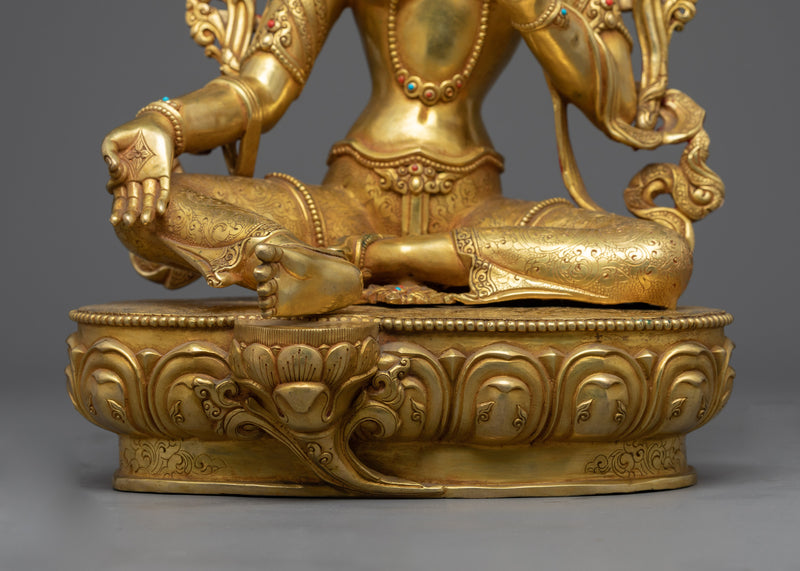 Sculpture of Green Tara | The Embodiment of Active Compassion
