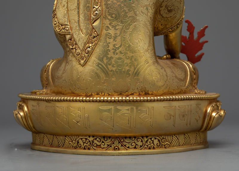 Copper Sculpture of Medicine Buddha |The Healer of Body and Spirit