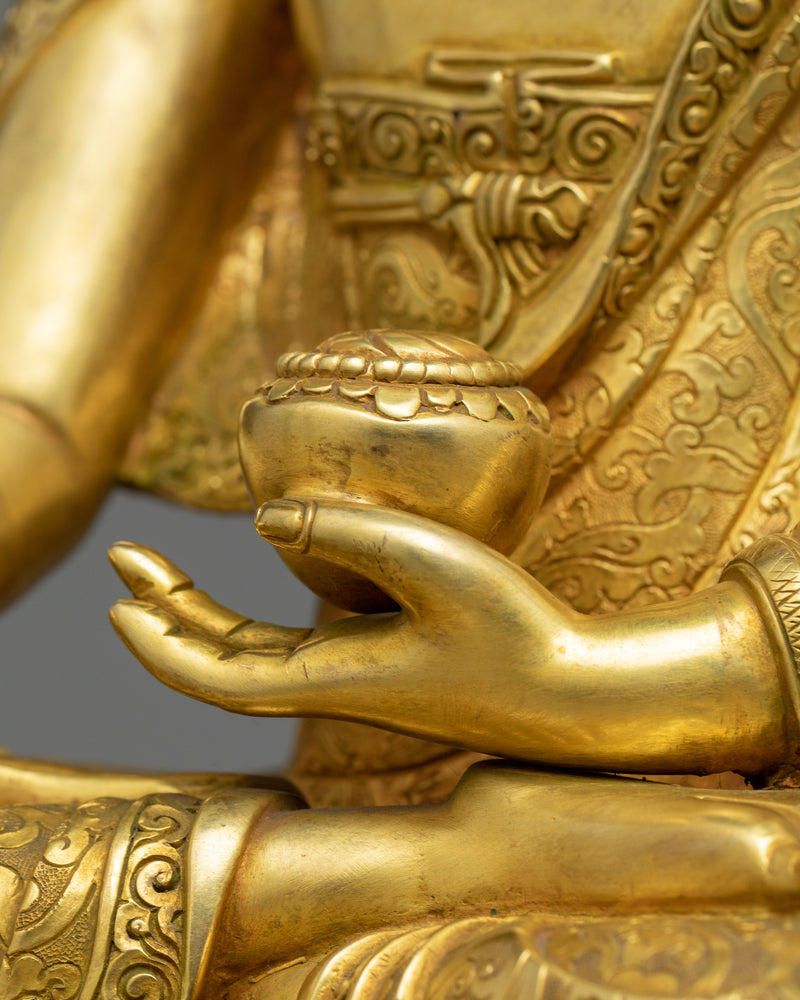 Copper Sculpture of Shakyamuni Buddha | The Enlightened Teacher
