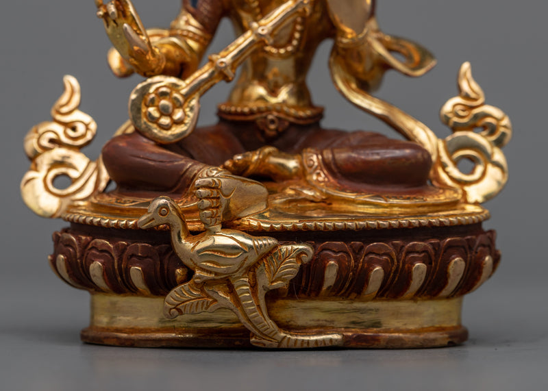 Divine Saraswati Mata Sculpture | Essence of Wisdom and Art