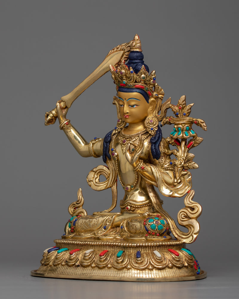 wisdom bodhisattva manjushri-sculpture