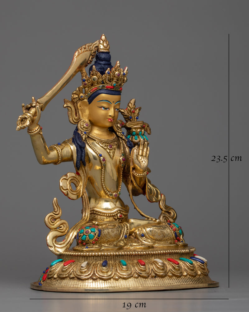 wisdom bodhisattva manjushri-sculpture