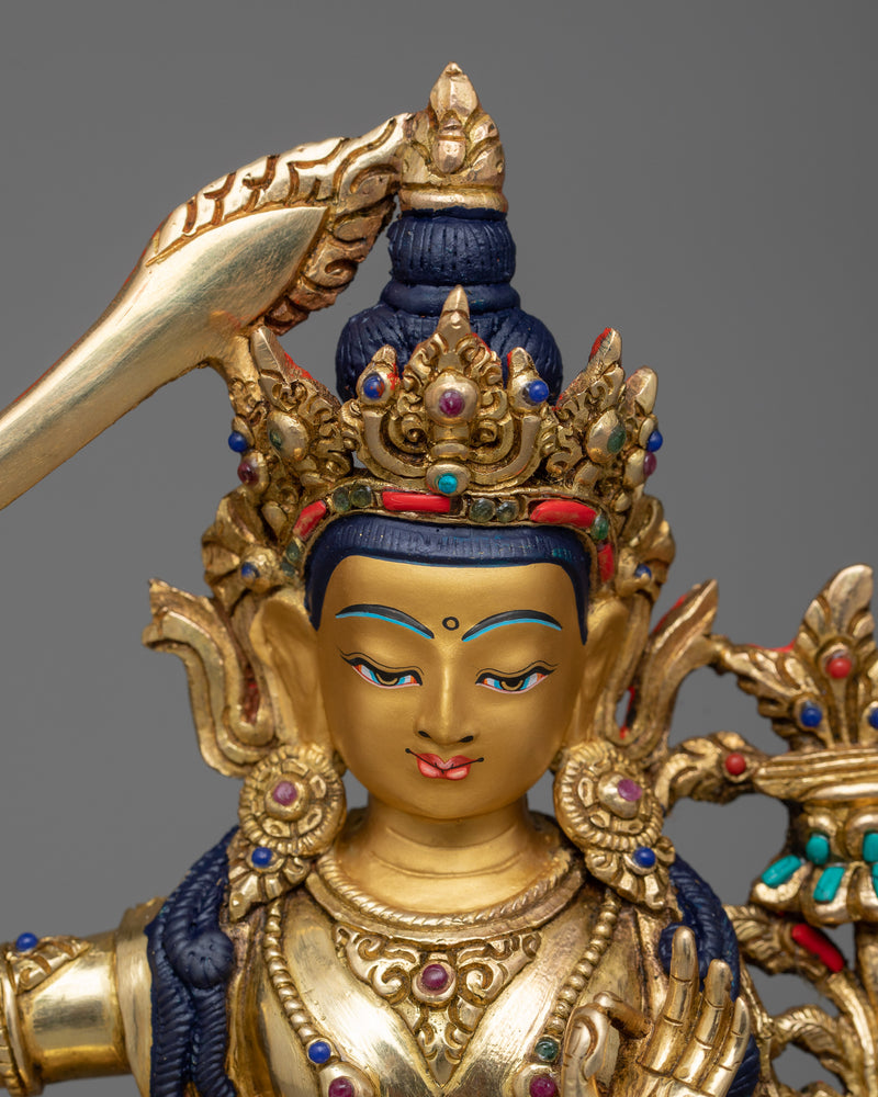 wisdom bodhisattva manjushri-sculpture