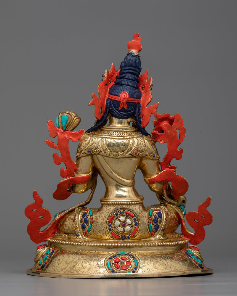 Statue of Bodhisattva Green Tara | Emblem of Active Compassion