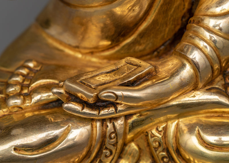Sacred Tsongkhapa with Two Disciples | Pillars of Tibetan Buddhism