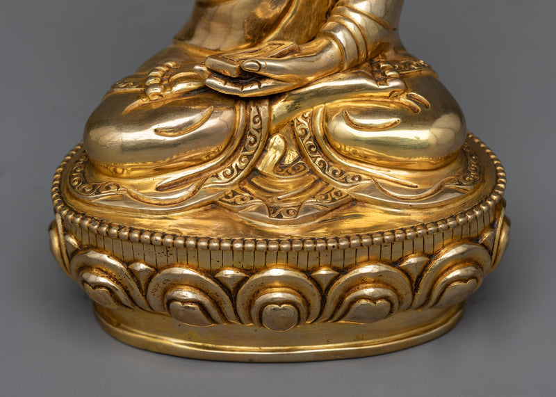 Sacred Tsongkhapa with Two Disciples | Pillars of Tibetan Buddhism