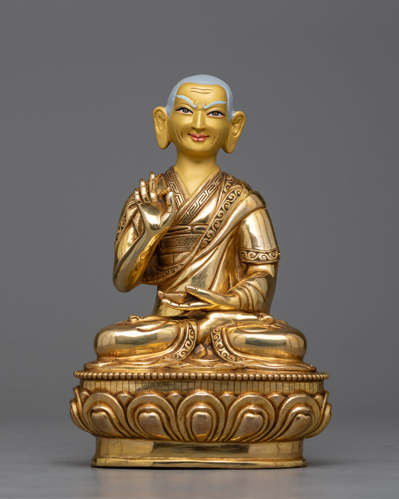 Sacred Tsongkhapa with Two Disciples | Pillars of Tibetan Buddhism
