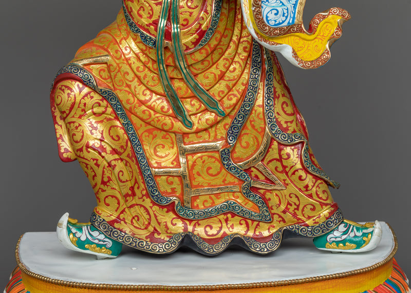 Majestic Standing Guru Padmasambhava Sculpture | Beacon of Vajrayana Buddhism
