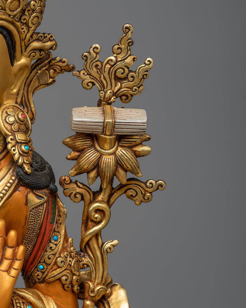 Bodhisattva Manjushri Idol | The Quintessence of Divine Wisdom