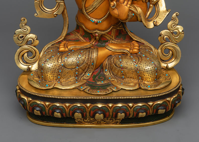 Bodhisattva Manjushri Idol | The Quintessence of Divine Wisdom