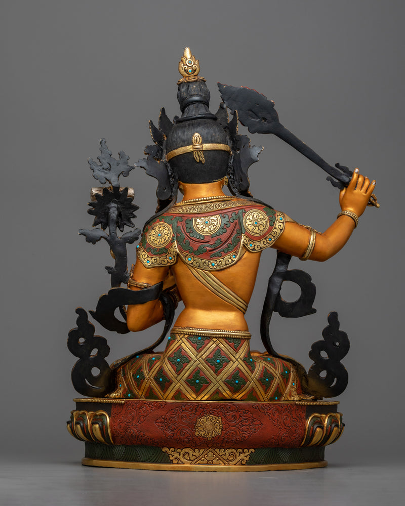 Bodhisattva Manjushri Idol | The Quintessence of Divine Wisdom