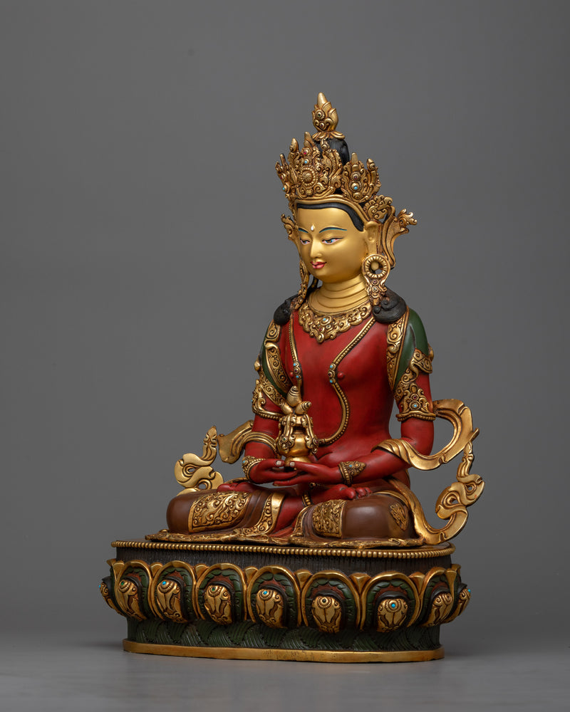 amitayus red sculpture
