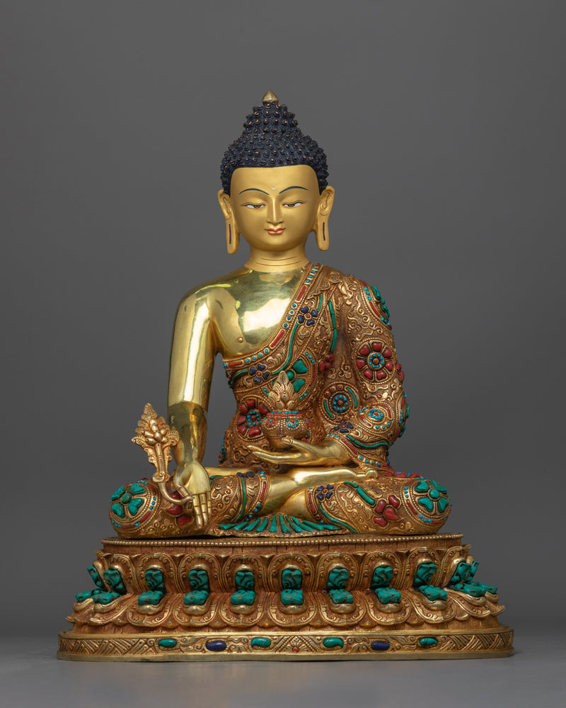 Three-Buddha Sculpture | A Triumvirate of Healing, Wisdom, and Compassion