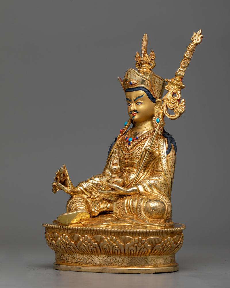 guru-rinpoche-sculpture-for-home-shrine