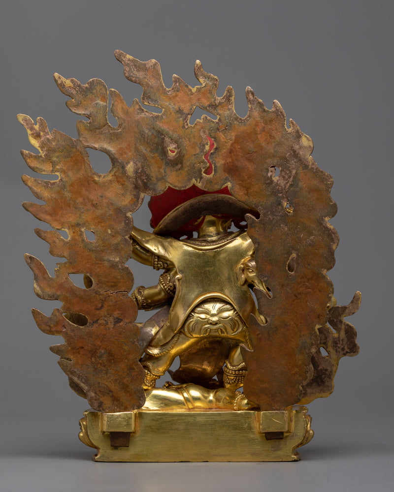 Six-Armed Mahakala Sculpture | Guardian of Enlightenment