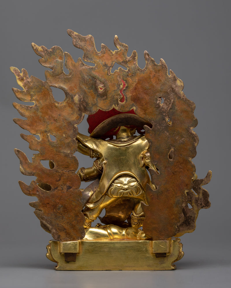 Six-Armed Mahakala Sculpture | Guardian of Enlightenment