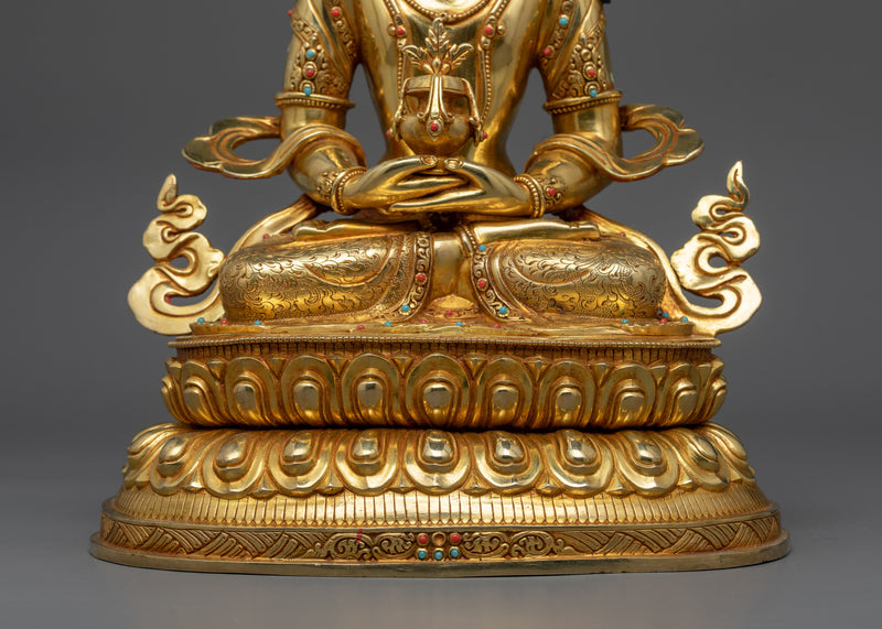 Divine Copper Sculpture of Amitayus | Fountain of Eternal Life and Vitality