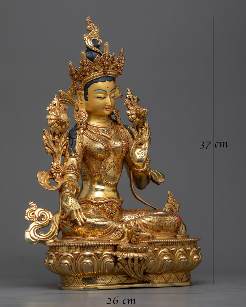 statue-of-bodhisattva green-tara