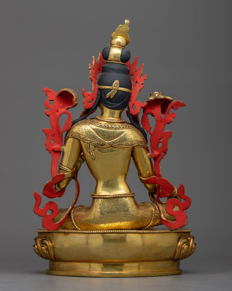 Green Tara Bodhisattva Idol | Emblem of Compassion and Swift Aid