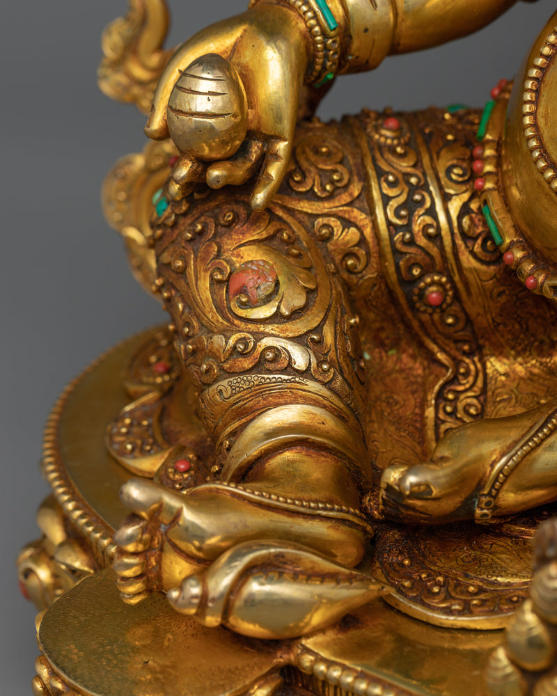 Dzambhala Copper Sculpture | Abundance Embodied