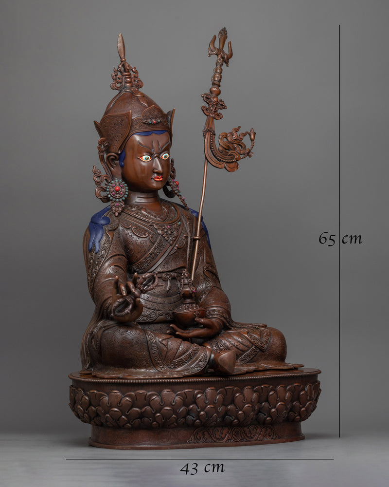 guru-rinpoche-copper sculpture