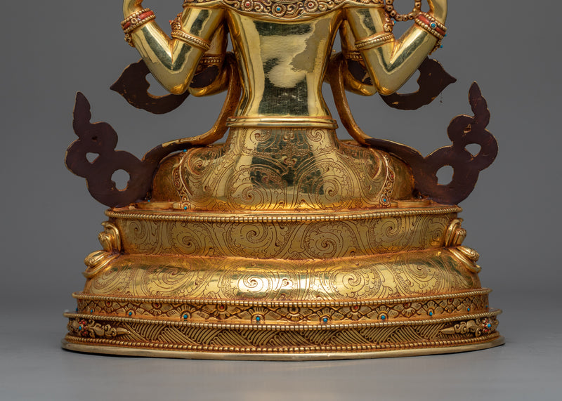 Chenrezig Bodhisattva Grandeur | Traditional Artwork