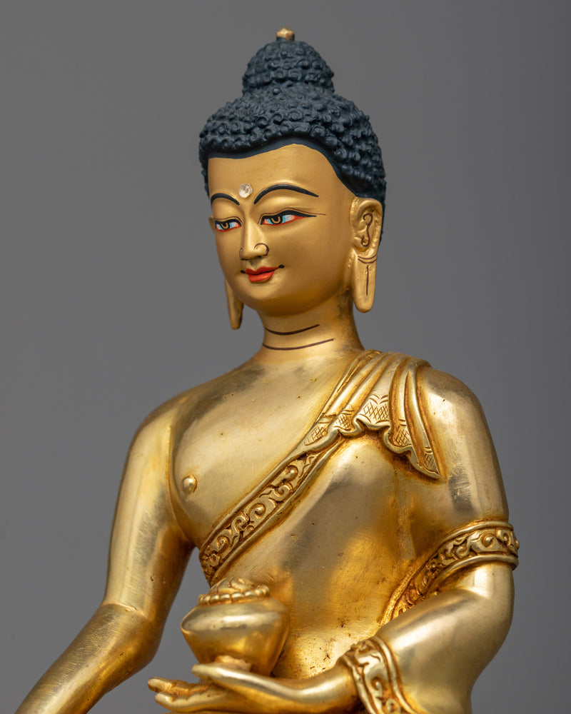 buddha shakyamuni copper sculpture