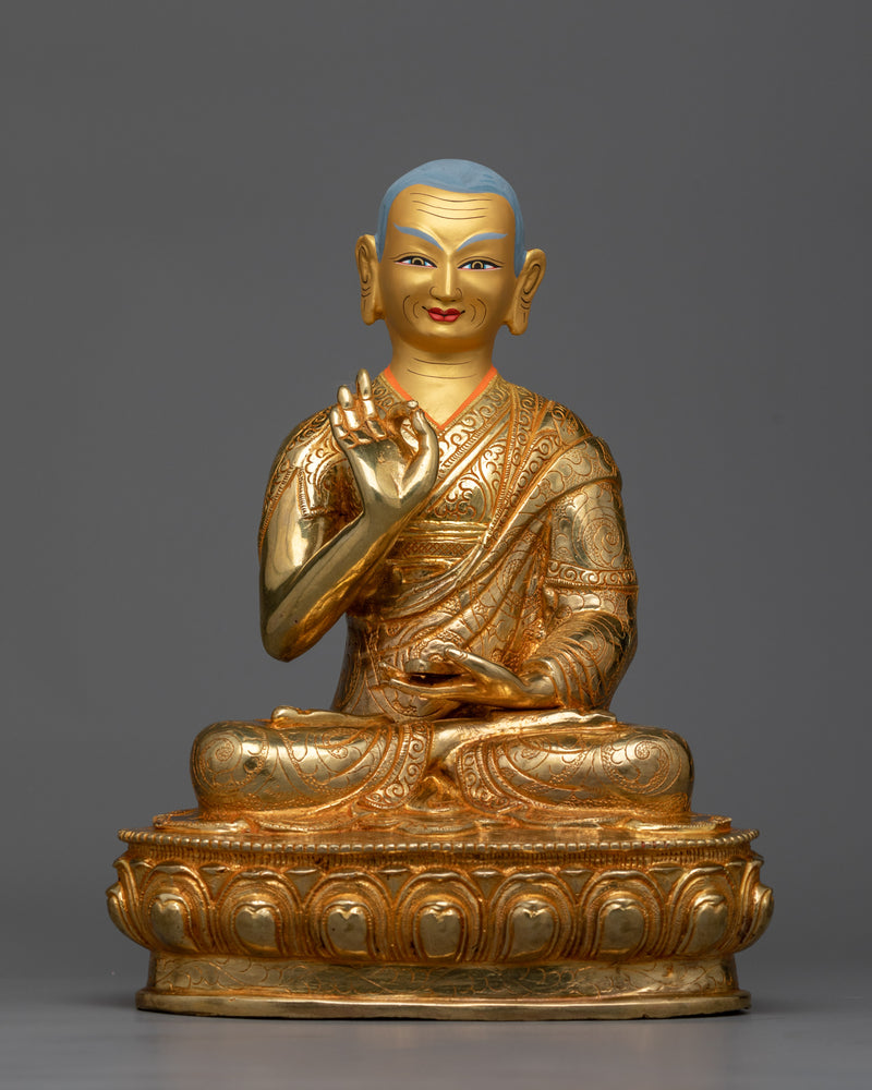 Tsongkhapa with Disciples Sculpture Set | Beacon of Wisdom and Enlightenment
