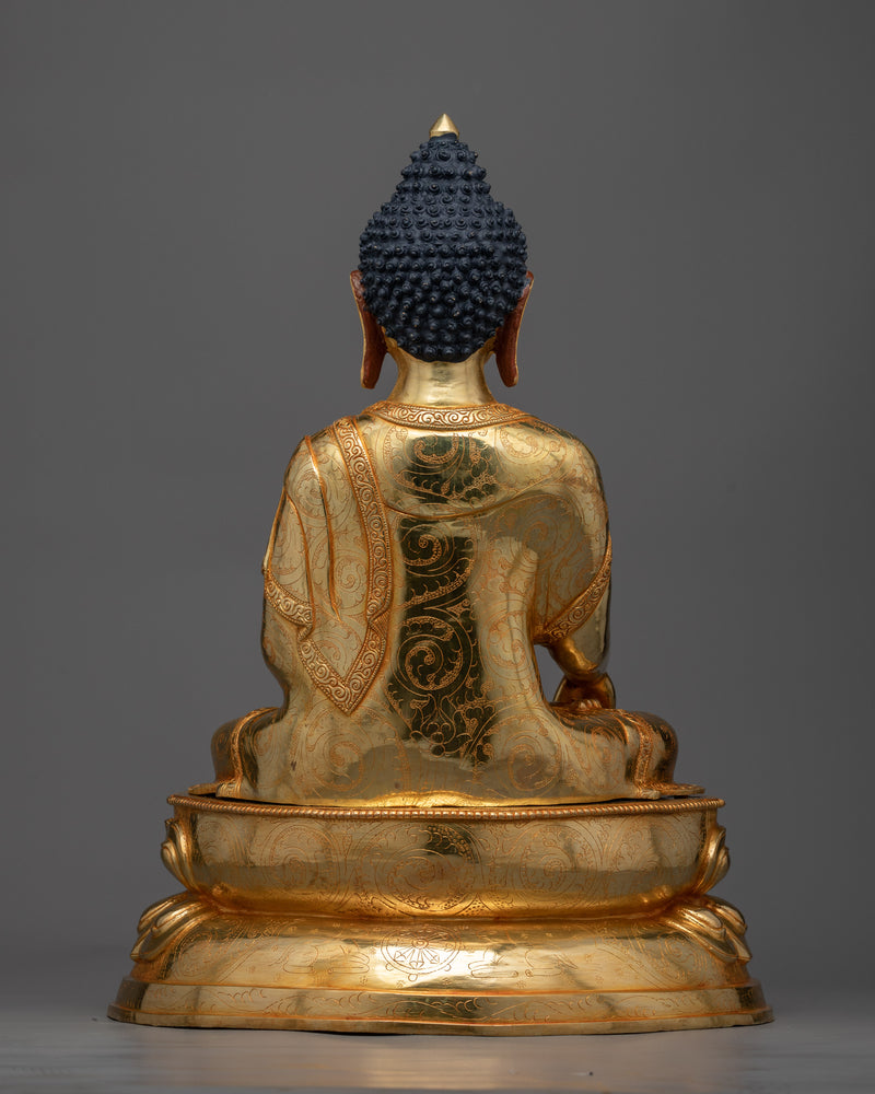 Guru Shakyamuni Buddha Sculpture | Radiance of Awakening