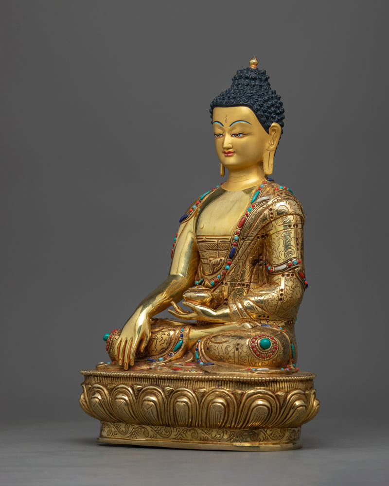Noble Shakyamuni Buddha Statue | Handmade in Nepal