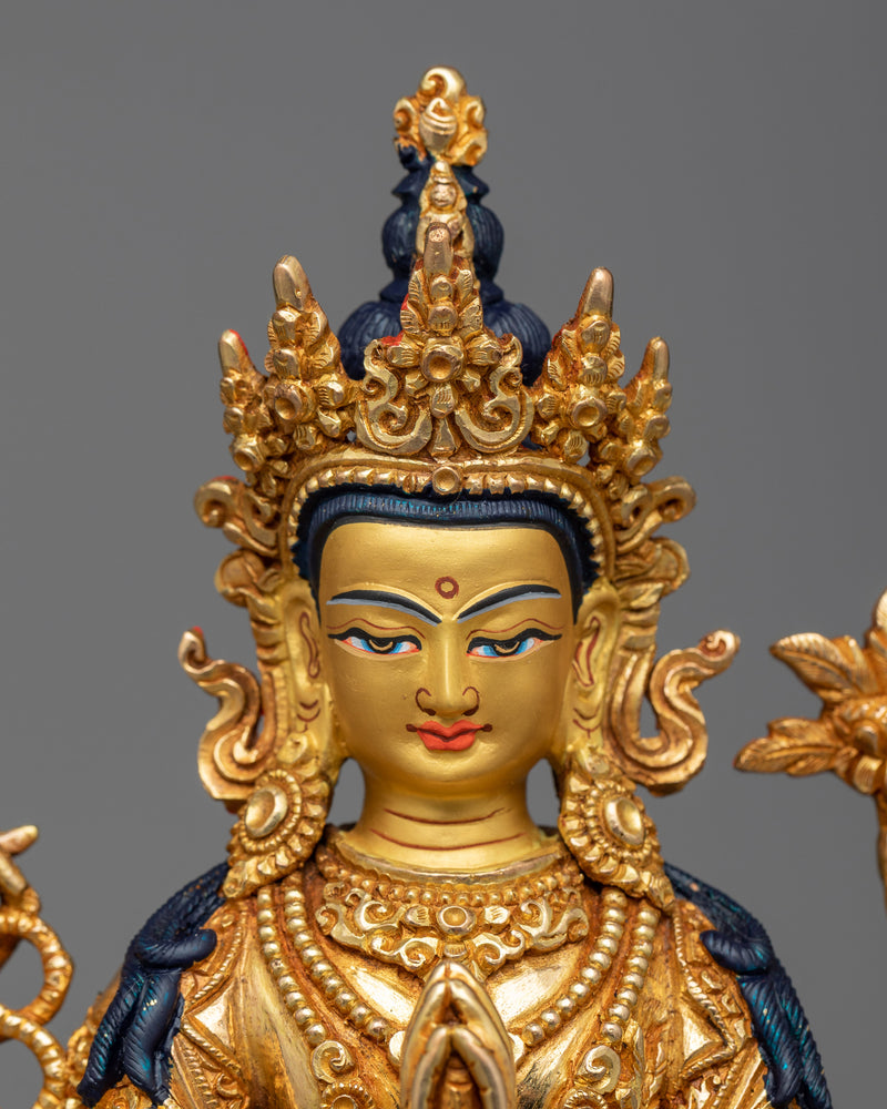 Chenrezig Compassionate Buddha Statue | Handmade Nepali Buddhist Statue Online