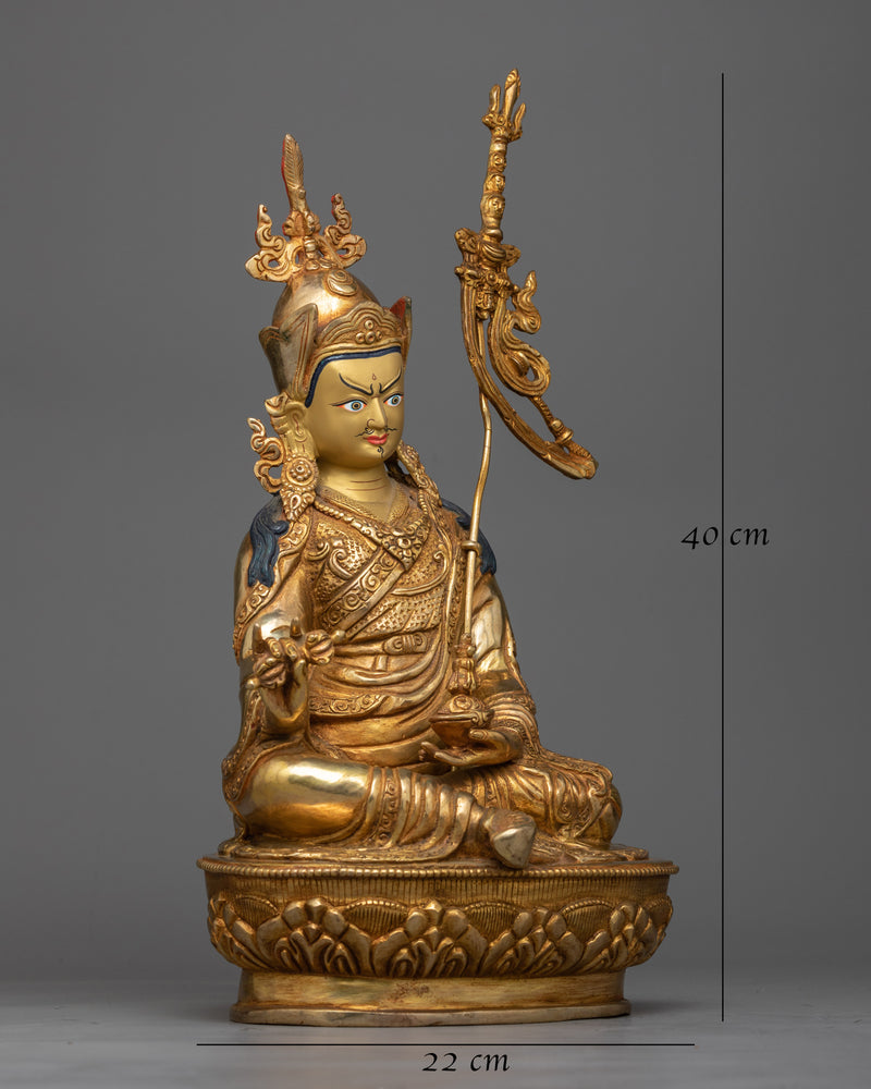 Dusum Guru Rinpoche Statue of Radiant Serenity | Illuminating Presence