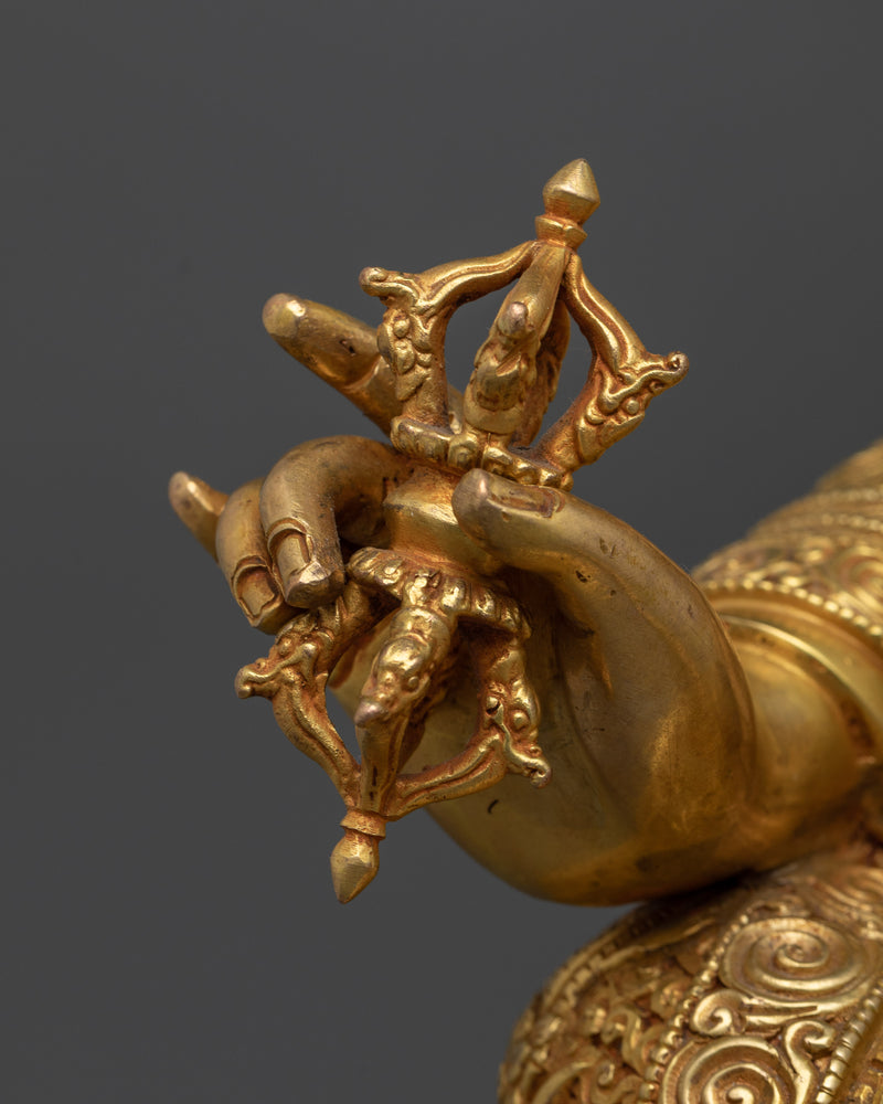 The Padma Sambhava Statue in Gold Splendor | The emanation of Enlightenment