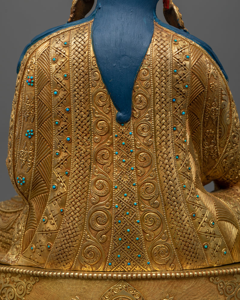 The Padma Sambhava Statue in Gold Splendor | The emanation of Enlightenment