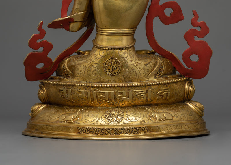 Handmade Manjushree Statue | Wisdom Deity of Bodhisattva