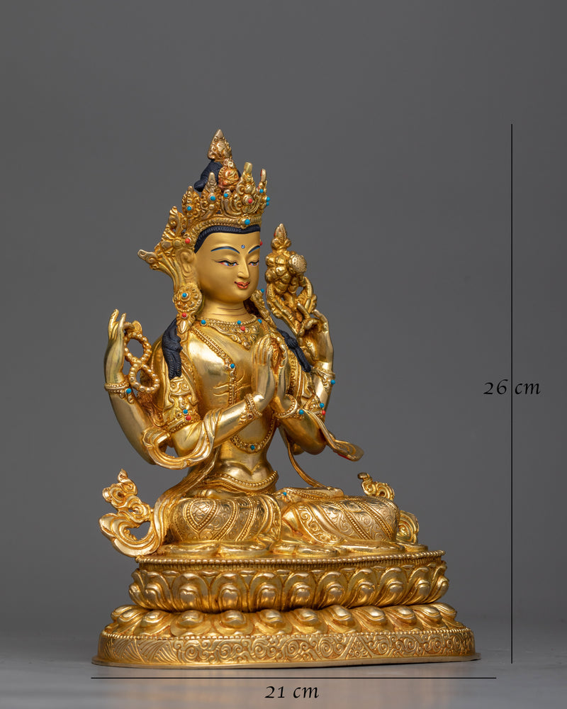 chenrezig-4 armed bodhisattva