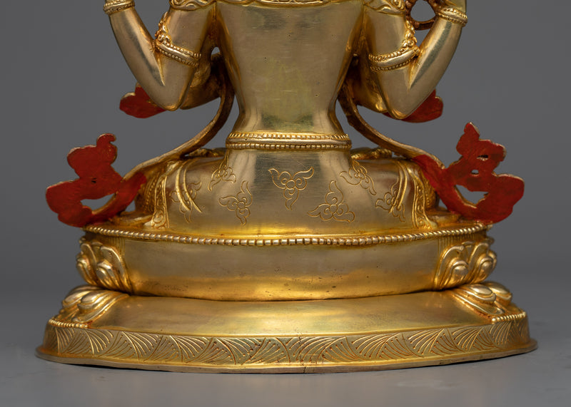 The 4-Armed Chenrezig Bodhisattva | Compassion in Every Direction