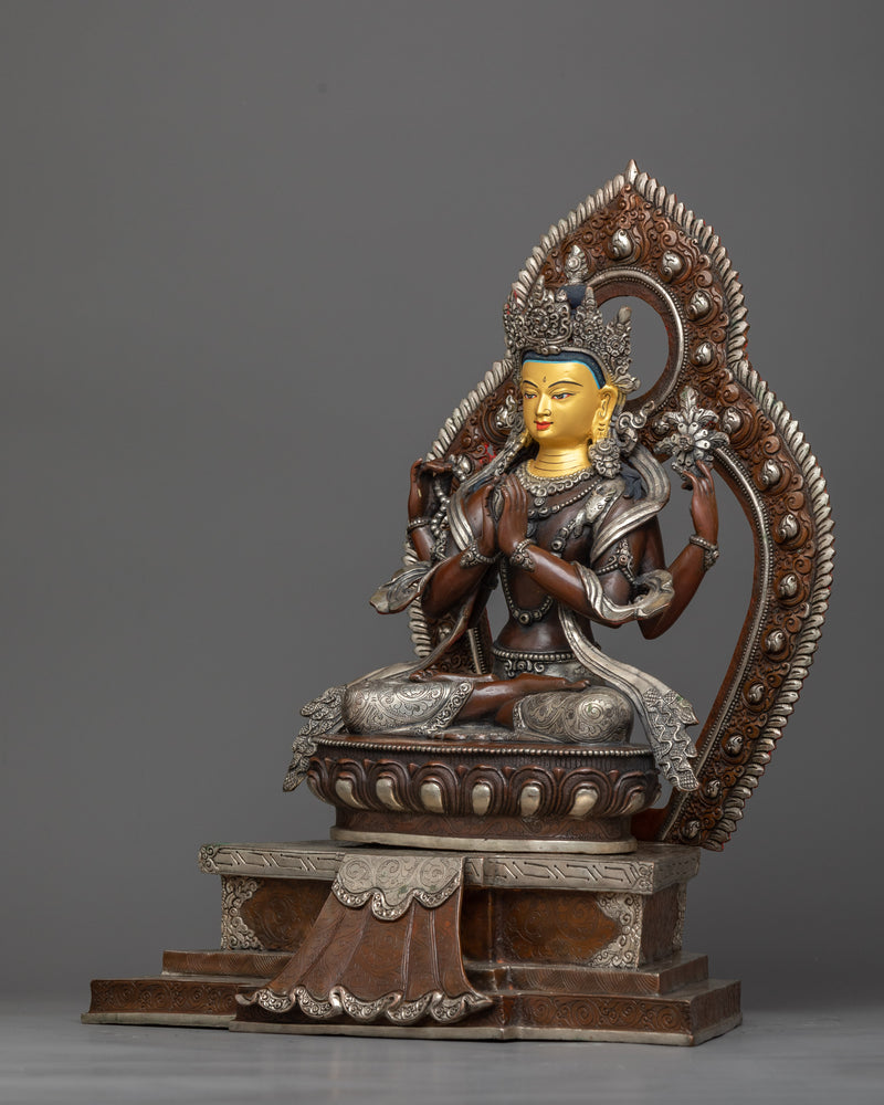 chenrezig-bodhisattva sculpture