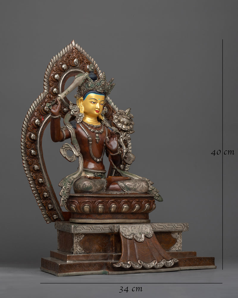 manjushri-on grand throne