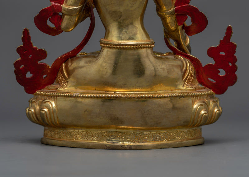 White Tara Copper Sculpture | Essence of Healing