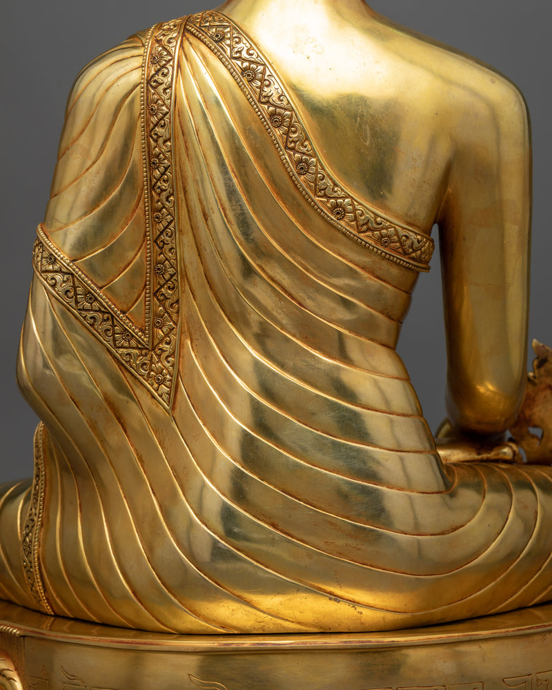 Three-Buddha Copper Statue Set | Trinity of Enlightenment