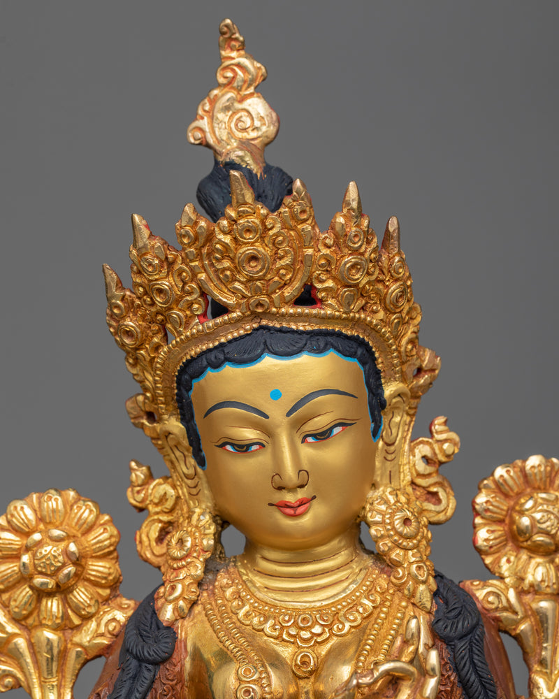 The Buddhism Green Tara Idol | Sanctuary of Compassion