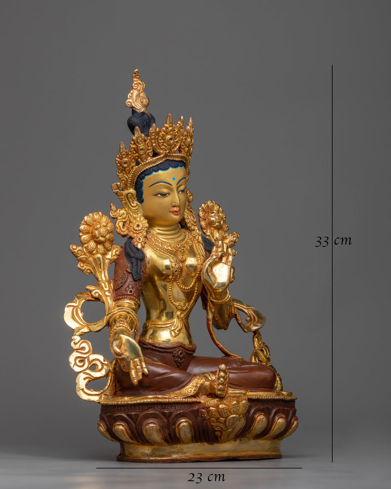buddhism-green-tara-idol