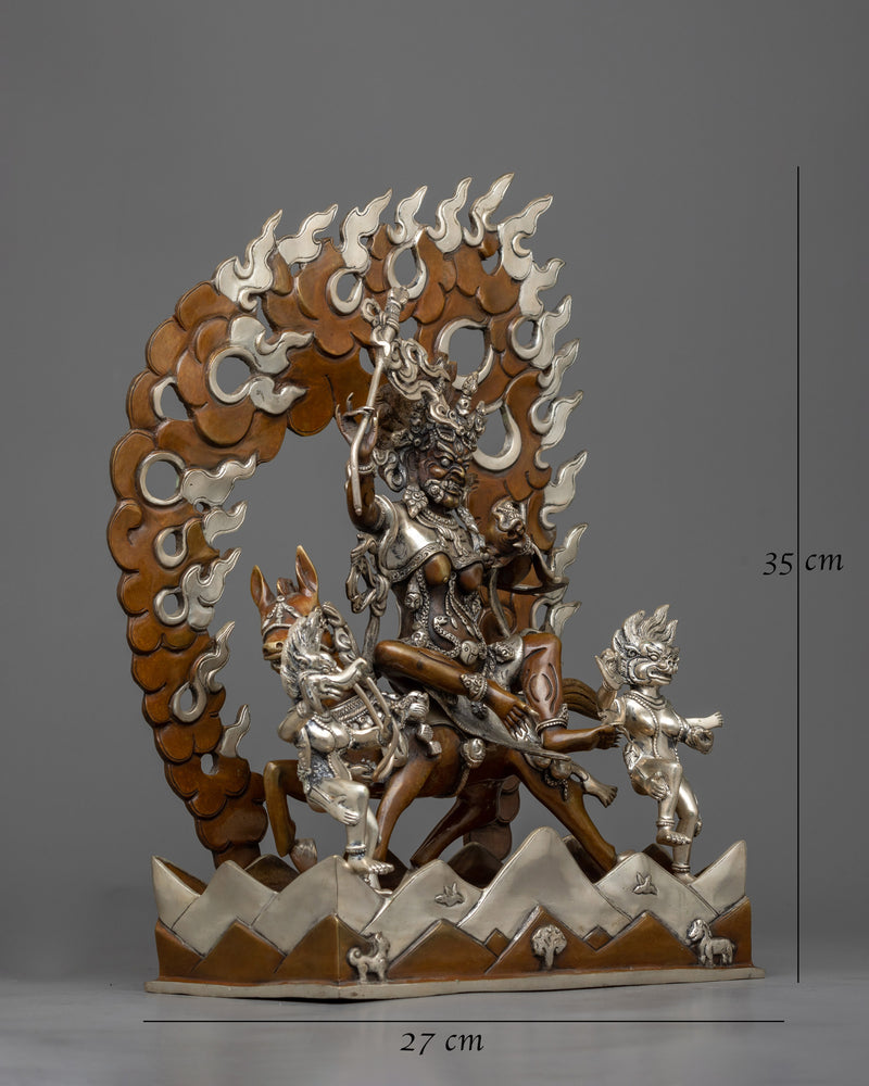 palden-lhamo-sculpture for home shrine