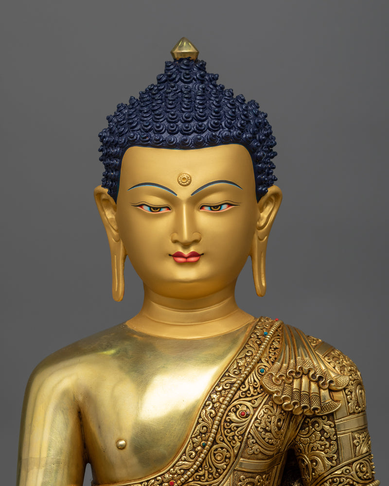 beautiful statue of shakyamuni-buddha