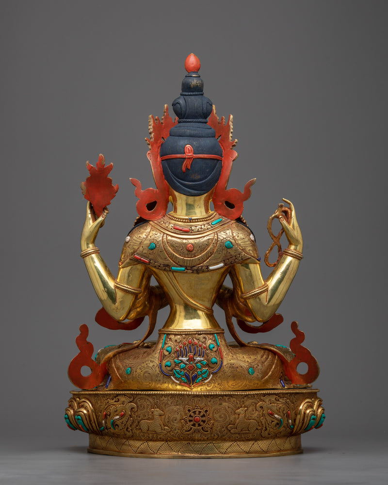 Statue of Chenrezig Bodhisattva | Embodiment of Infinite Compassion