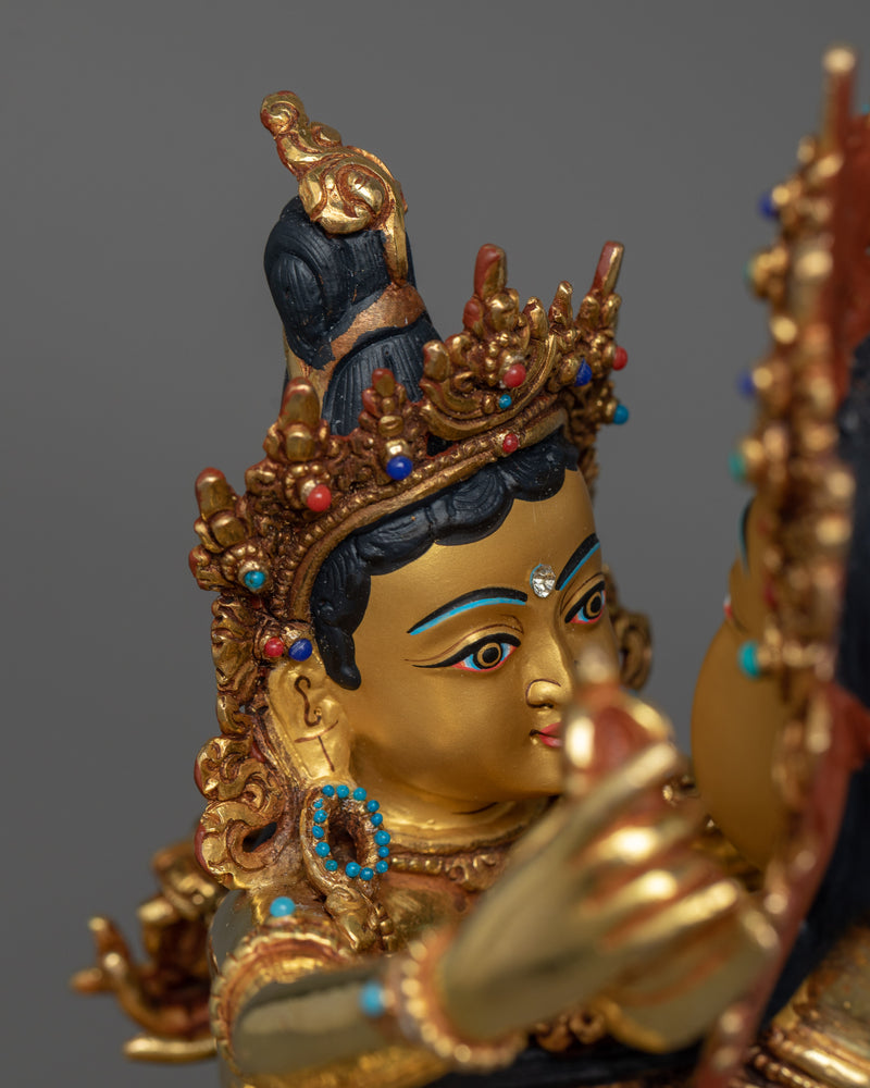 Vajrasattva with Consort Idol | Unity of Purification | Yab Yub Sculpture