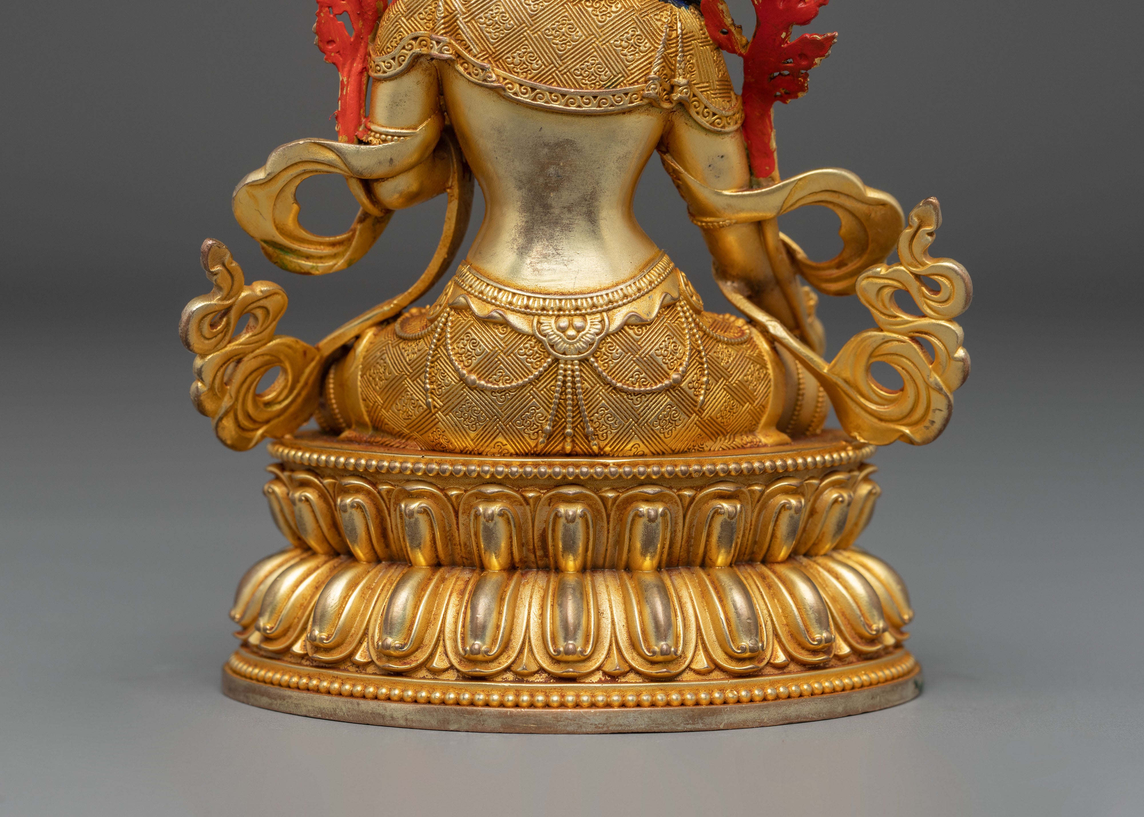 Handmade White Tara Statue: Goddess of Longevity and Healing