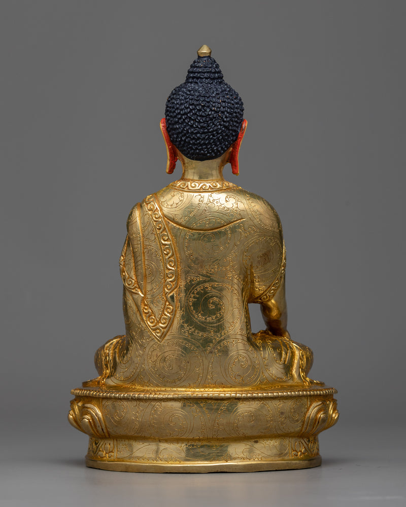Historical Buddha Gilt Statue | Nepalese Hand-crafted Sculptures