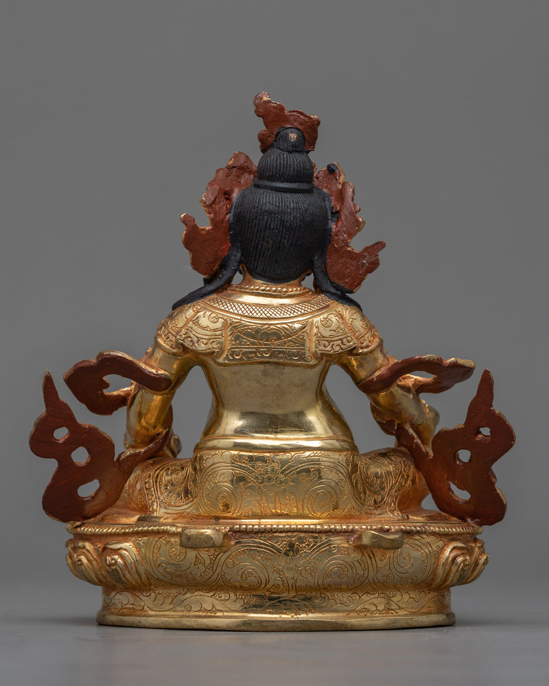 Copper Dzambhala Statuette | Prosperity's Guardian | Himalayan Art